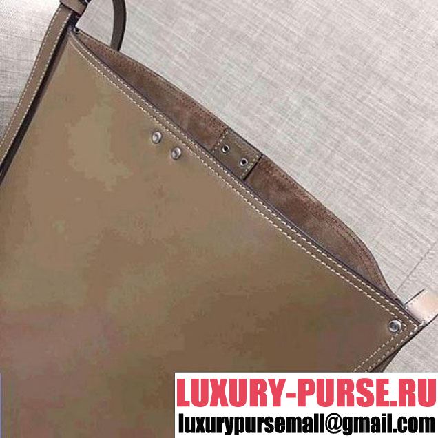 Celine Calfskin Studs Cabas Bag Beige (1A021-8012904 )