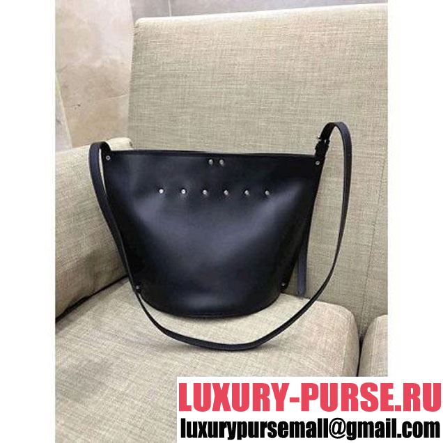 Celine Calfskin Studs Cabas Bag Black (1A021-8012903 )