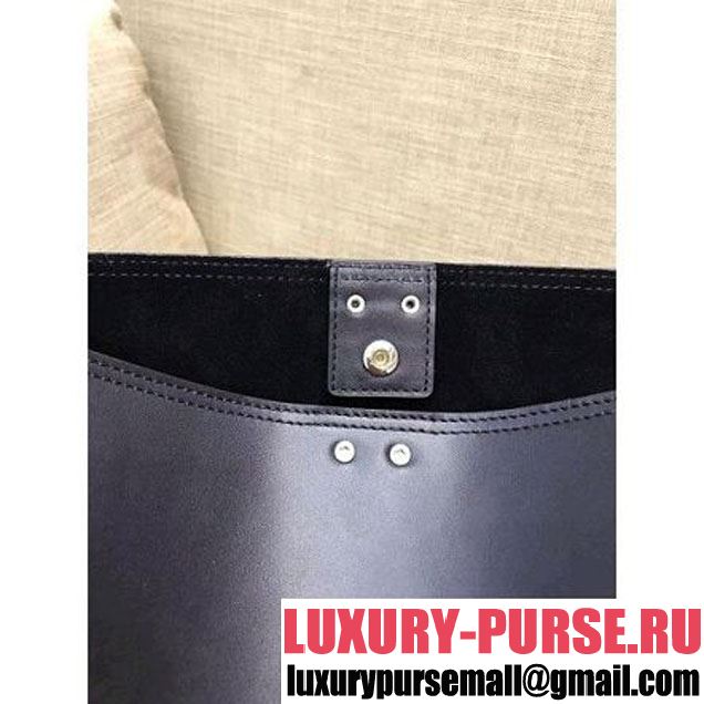 Celine Calfskin Studs Cabas Bag Black (1A021-8012903 )