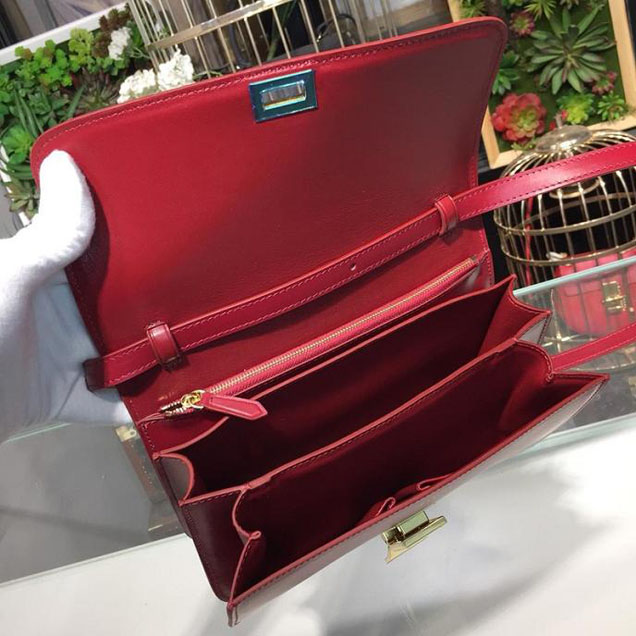 Celine Classic Box Bag Smooth Calfskin Spring Summer 2018 Collection Red