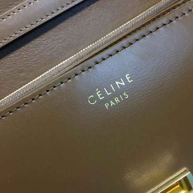 Celine Classic Box Bag Smooth Calfskin Spring Summer 2018 Collection Tan