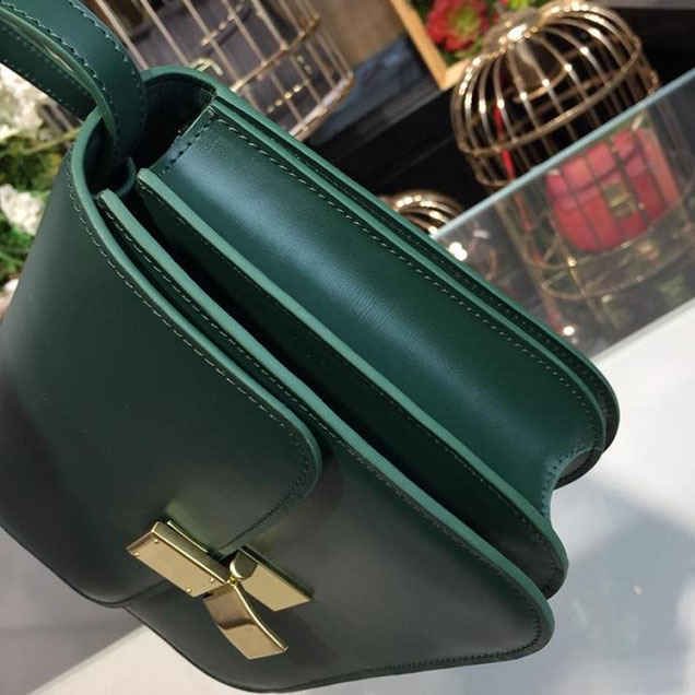 Celine Classic Box Bag Smooth Calfskin Spring Summer 2018 Collection Green
