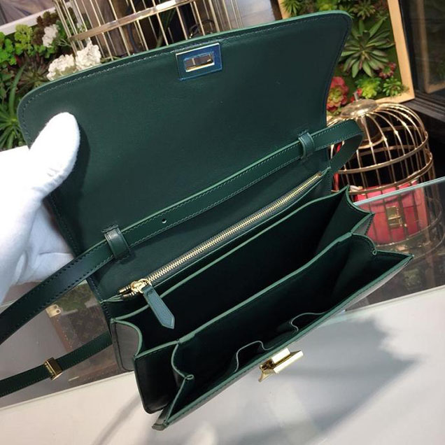 Celine Classic Box Bag Smooth Calfskin Spring Summer 2018 Collection Green