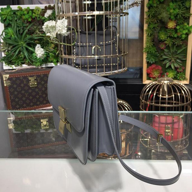 Celine Classic Box Bag Smooth Calfskin Spring Summer 2018 Collection Grey