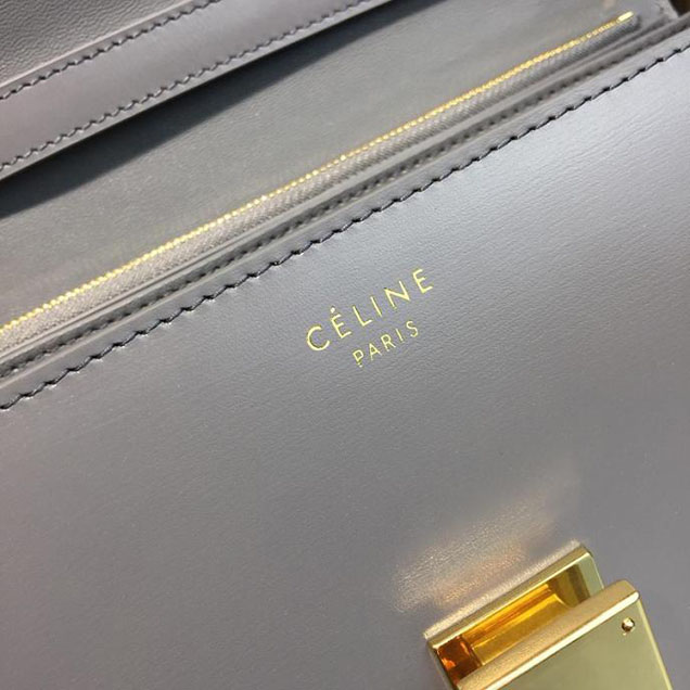 Celine Classic Box Bag Smooth Calfskin Spring Summer 2018 Collection Grey