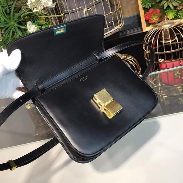 Celine Classic Box Bag Smooth Calfskin Spring Summer 2018 Collection Black
