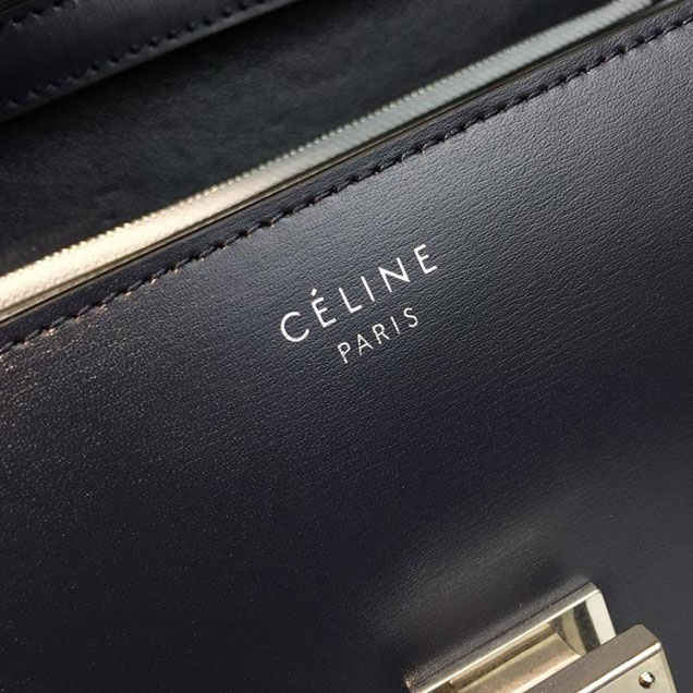 Celine Classic Box Bag Smooth Calfskin Spring Summer 2018 Collection Midnight Blue