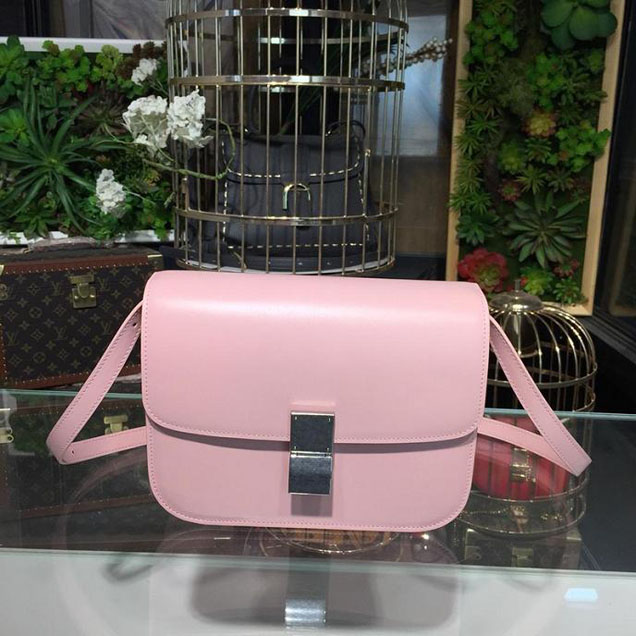 Celine Classic Box Bag Smooth Calfskin Spring Summer 2018 Collection Pink