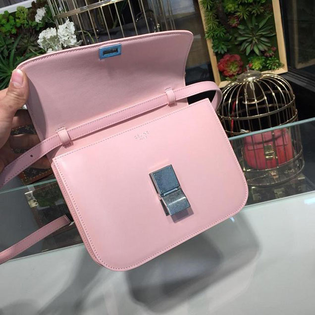 Celine Classic Box Bag Smooth Calfskin Spring Summer 2018 Collection Pink