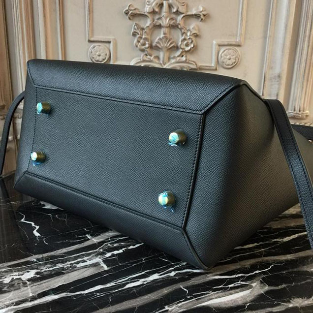 Celine Belt 28cm Bag Grained Calfskin Spring Summer 2018 Collection Black