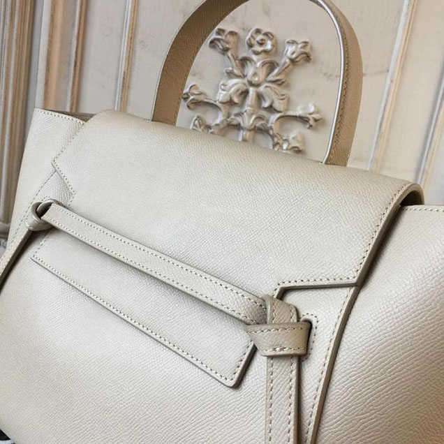 Celine Belt 28cm Bag Grained Calfskin Spring Summer 2018 Collection Beige