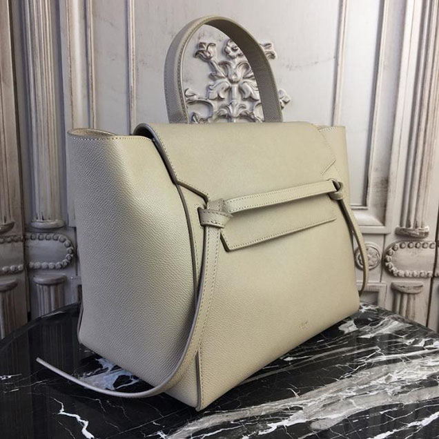 Celine Belt 28cm Bag Grained Calfskin Spring Summer 2018 Collection Beige