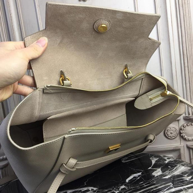 Celine Belt 28cm Bag Grained Calfskin Spring Summer 2018 Collection Beige