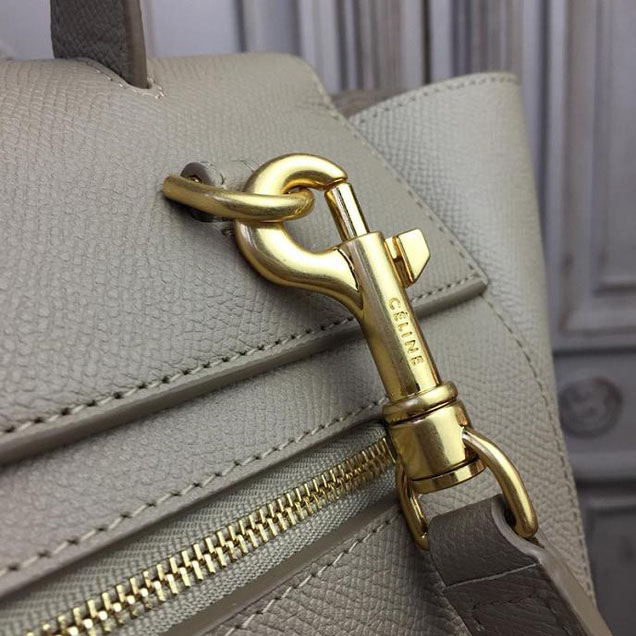 Celine Belt 28cm Bag Grained Calfskin Spring Summer 2018 Collection Beige