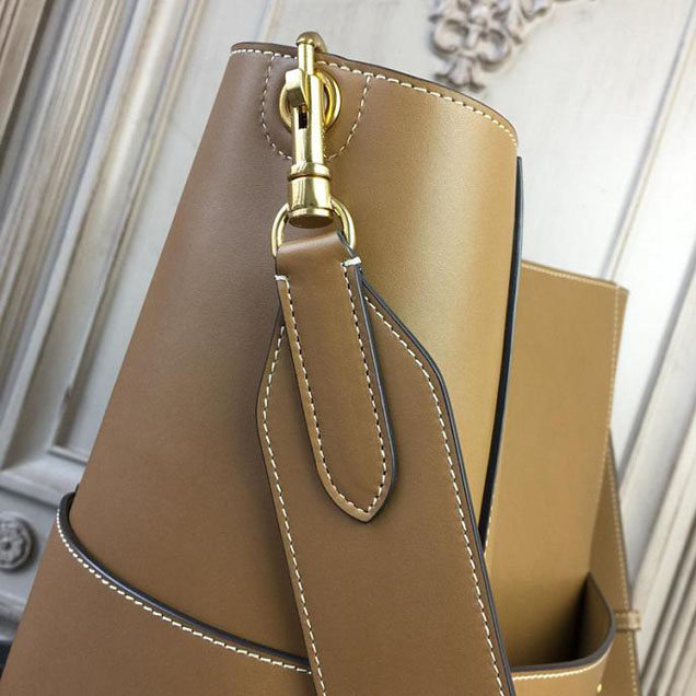 Celine Seau Sangle 24cm Large Bag Soft Grained Calfskin Leather Spring Summer 2018 Collection Tan