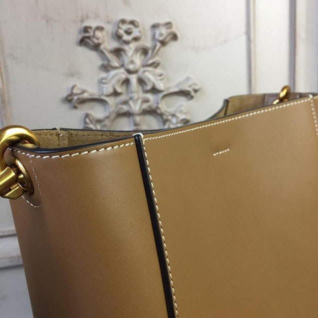 Celine Seau Sangle 20cm Small Bag Soft Grained Calfskin Leather Spring Summer 2018 Collection Tan