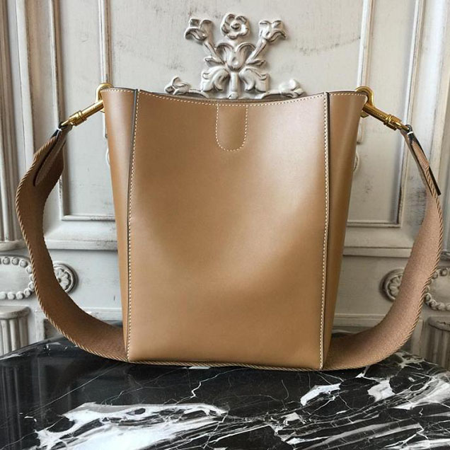 Celine Seau Sangle 20cm Small Bag Soft Grained Calfskin Leather Spring Summer 2018 Collection Tan