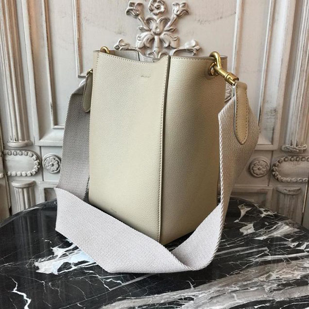 Celine Seau Sangle 20cm Small Bag Soft Grained Calfskin Leather Spring Summer 2018 Collection Dune