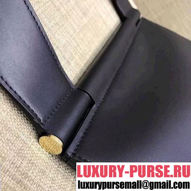 Celine Small Tab Bag in Satinated Natural Calfskin Black 2018 (1A021-8030214 )
