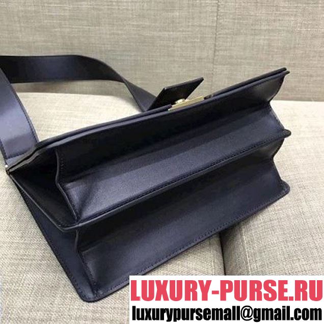 Celine Small Tab Bag in Satinated Natural Calfskin Black 2018 (1A021-8030214 )