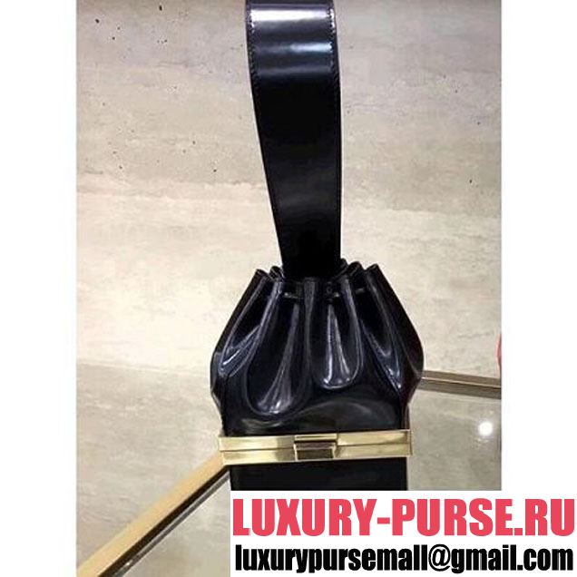 Celine Black Calfskin Box Handle Bag Limited Edtion 2018 (1A021-8030218 )