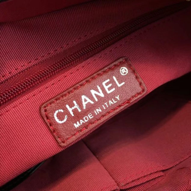 Chanel Chevron Gabrielle Small Hobo Bag A91810 Black 2018