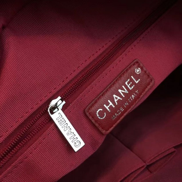 Chanel Chevron Gabrielle Medium Hobo Bag A93824 Beige/Black 2018