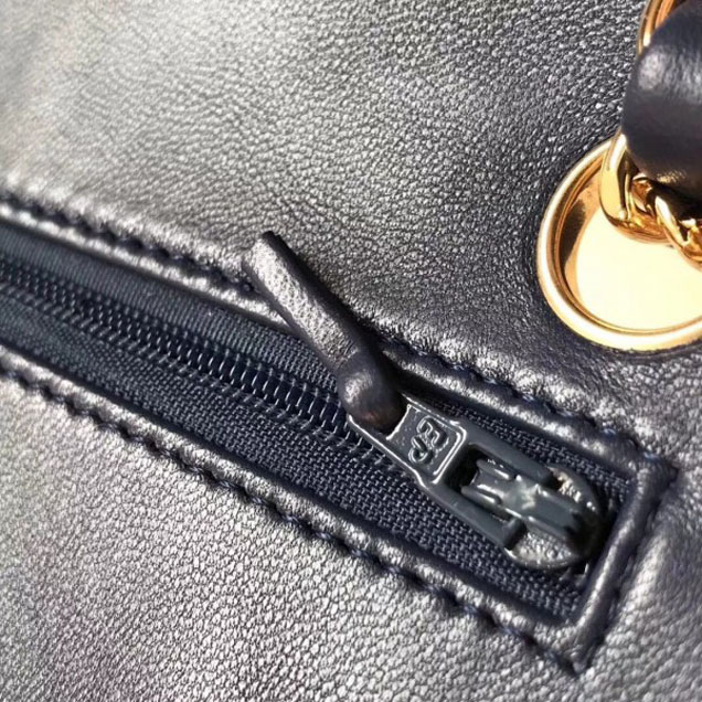Chanel Chain Tweed Classic Flap Bag with Strass Brooch 02 2018