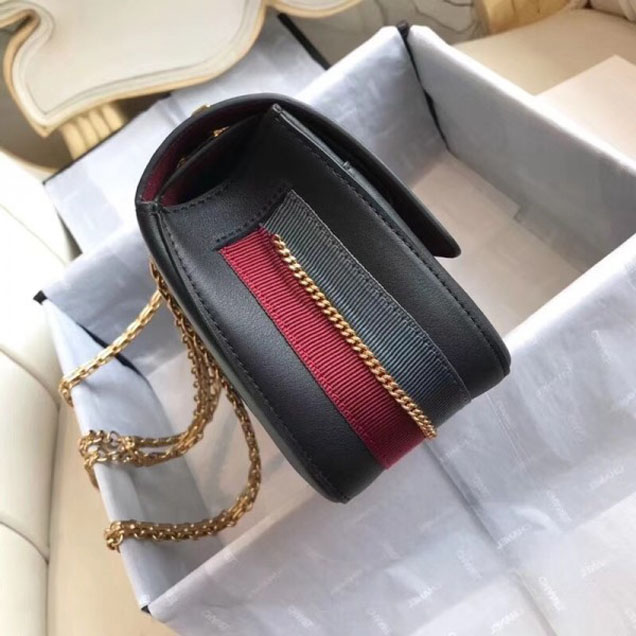 Chanel 2.55 Nude with Medals Reissue Size 225 Bag A37586 Black 2018