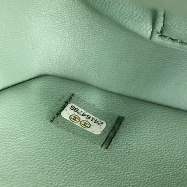 Chanel Sequins Flap Bag 20cm Silver Hardware Lambskin Leather Spring Summer Act 2 2018 Collection Green Light Green Yellow