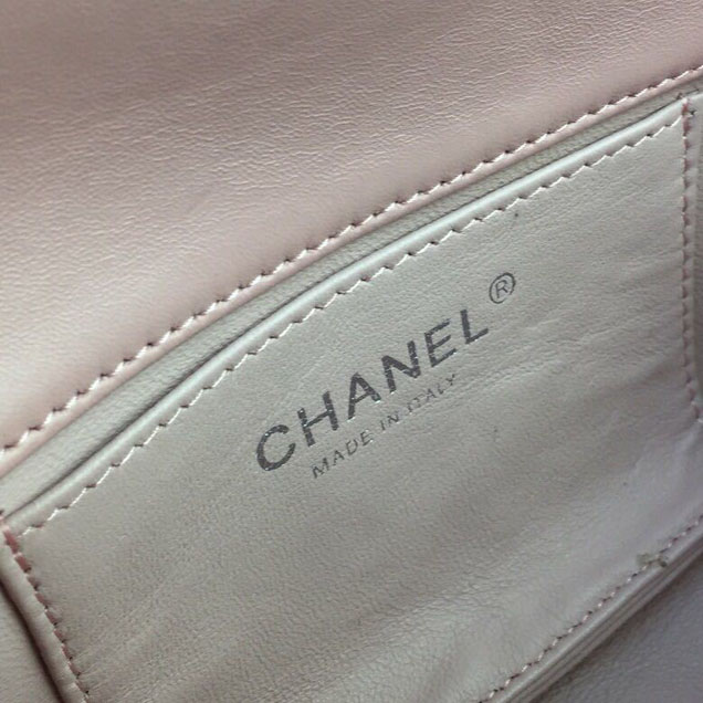 Chanel Sequins Flap Bag 20cm Silver Hardware Lambskin Leather Spring Summer Act 2 2018 Collection Pink Beige Gray