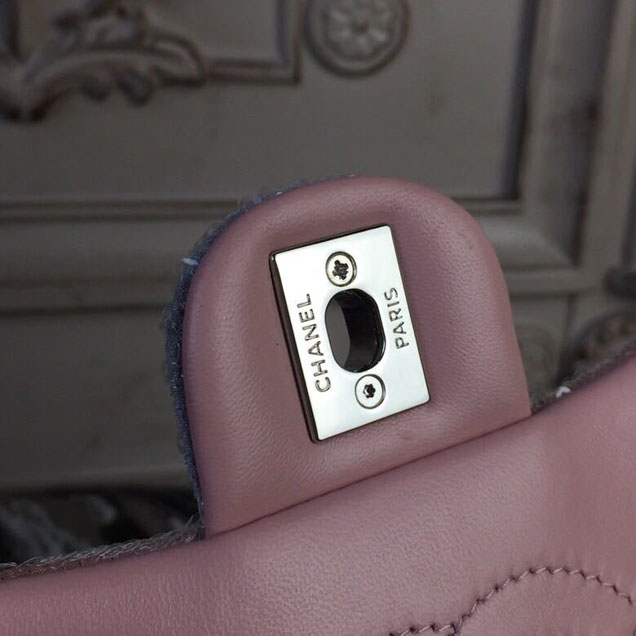 Chanel Sequins Flap Bag 20cm Silver Hardware Lambskin Leather Spring Summer Act 2 2018 Collection Pink Beige Gray
