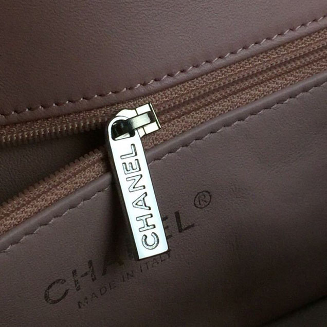 Chanel Sequins Flap Bag 22cm Silver Hardware Lambskin Leather Spring Summer Act 2 2018 Collection Pink Beige Gray
