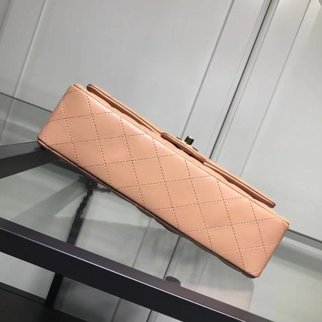 Chanel Classic Double Flap Bag Gold Hardware Lambskin Leather Spring Summer Act 2 2018 Collection Beige
