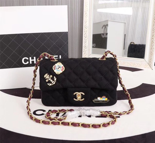 Chanel Mini Flap Bag A1116 black