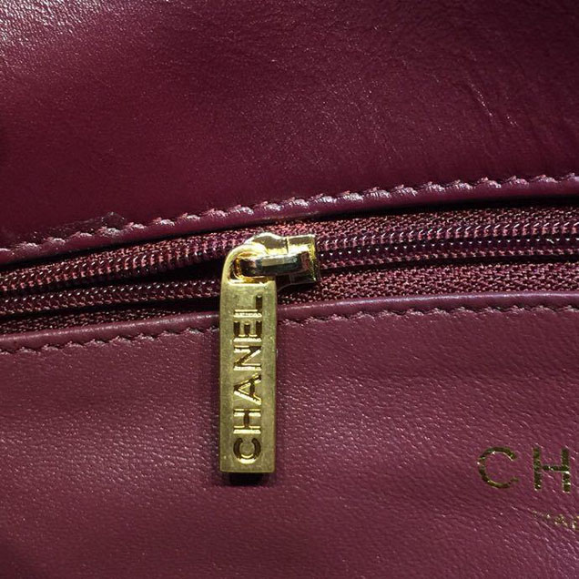 Chanel Chevron Calfskin Envelope Clutch Bag A57493 25cm Gold Hardware Lambskin Leather Metiers d鈥橝rt Paris-Hamburg 2018 Burgundy