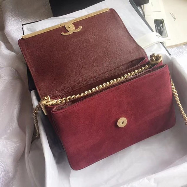 Chanel Flap Bag A57562 Wine