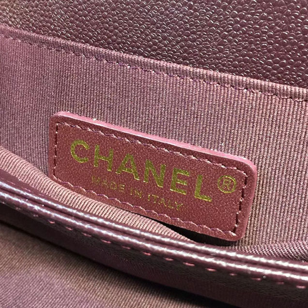 Chanel Grained Calfskin and Suede Flap Small Bag A57560 Burgundy 2018