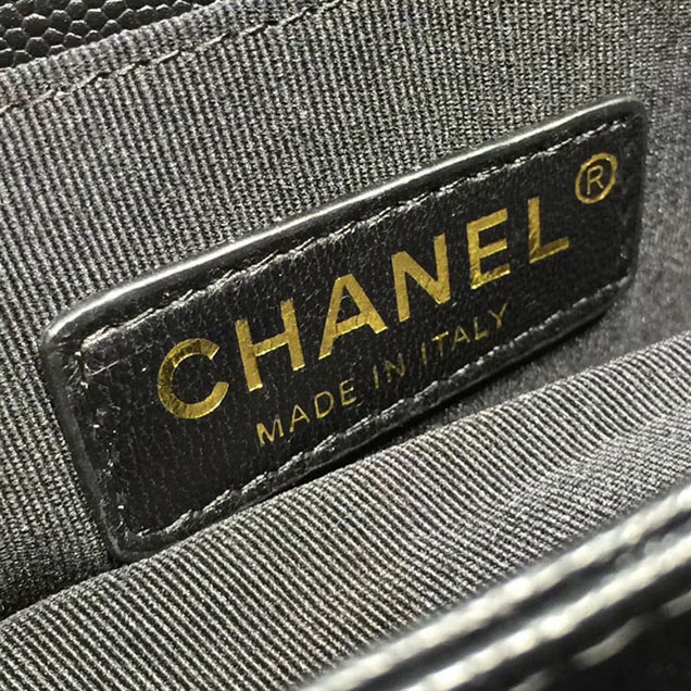 Chanel Grained Calfskin and Suede Flap Small Bag A57560 Black 2018