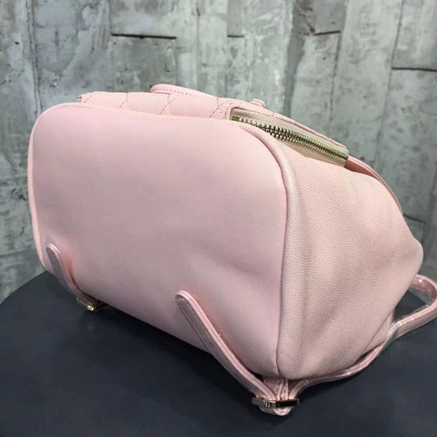 Chanel Grained Calfskin Business Affinity Backpack Bag A93748 Pink