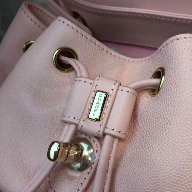 Chanel Grained Calfskin Business Affinity Backpack Bag A93748 Pink