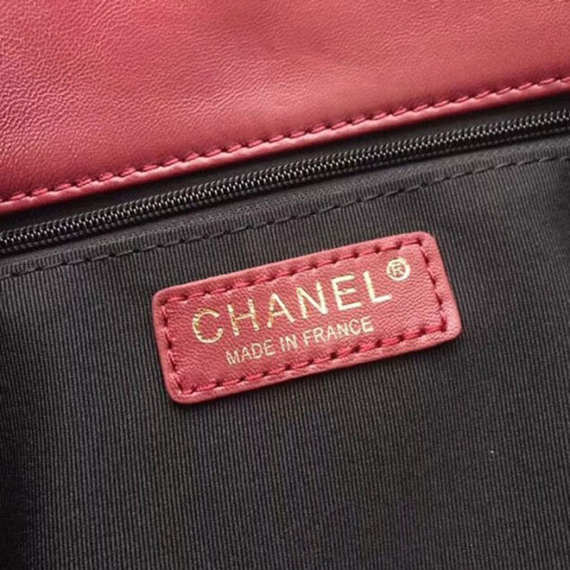 Chanel Lambskin Classic Quilted Clutch Bag A57650 Dark Red 2018