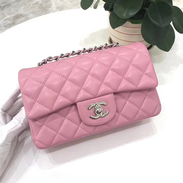 Chanel Small Flap Bag Pink 2018