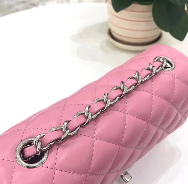 Chanel Small Flap Bag Pink 2018