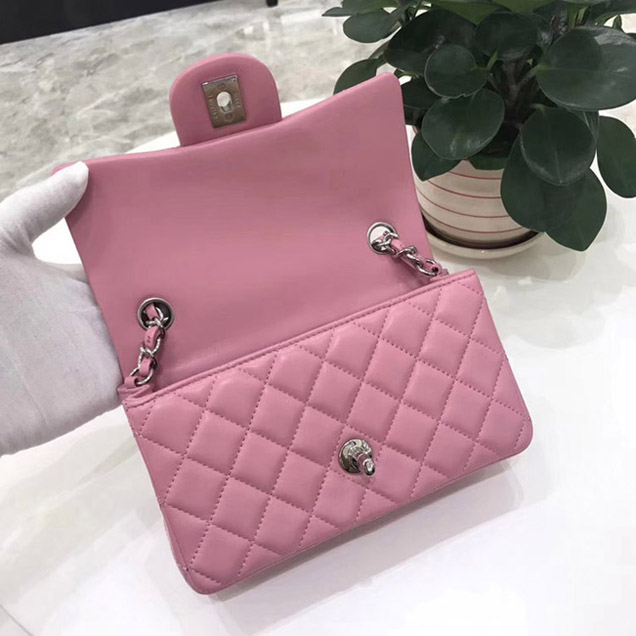 Chanel Small Flap Bag Pink 2018
