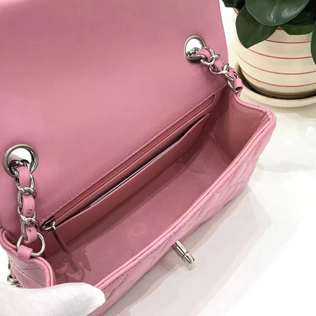 Chanel Small Flap Bag Pink 2018