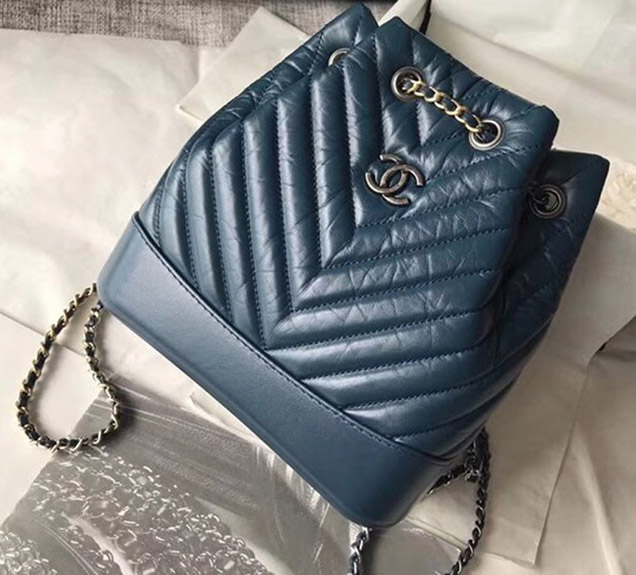 CHANEL Original Gabrielle Small Backpack A94485 blue