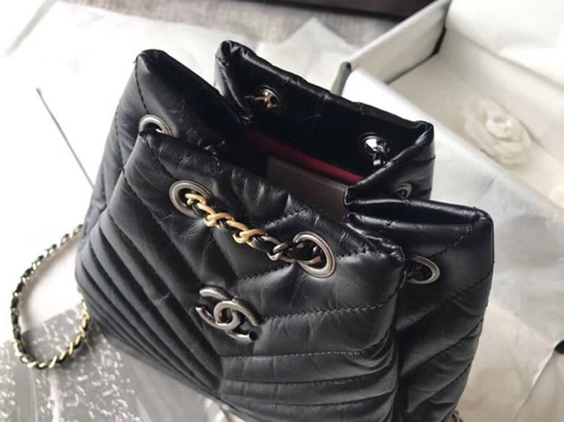 CHANEL Original Gabrielle Small Backpack A94485 black
