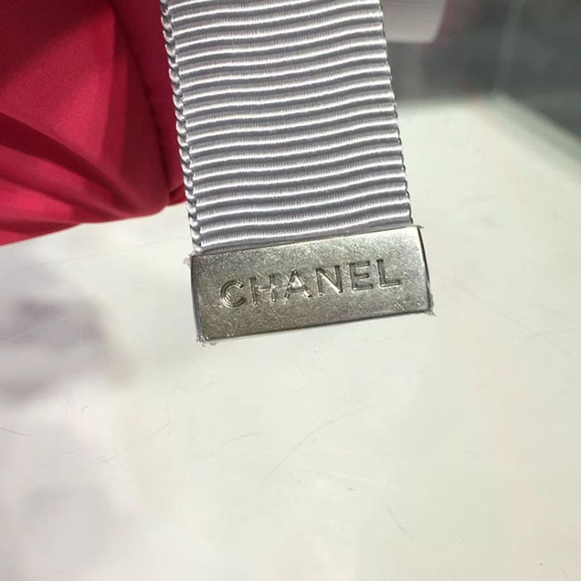 Chanel Embossed Nylon Doudoune Small Backpack Bag 2018