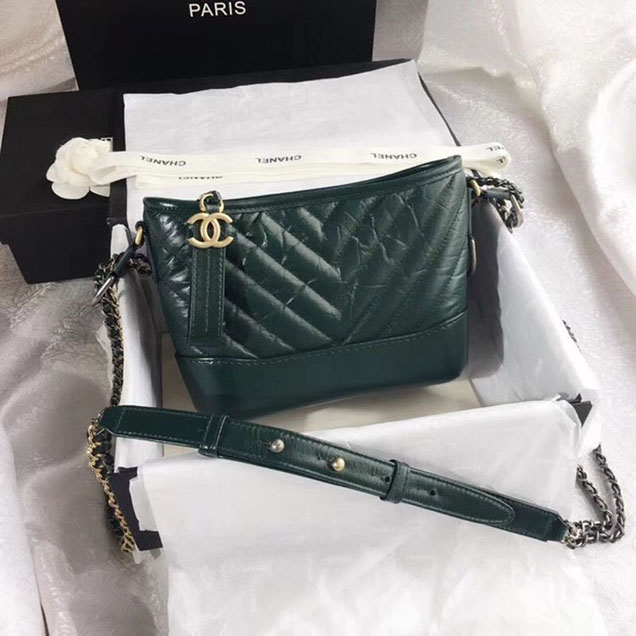 CHANEL GABRIELLE Small Hobo Bag A91810 green